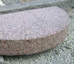 salg af Trappetrin i rød granit - 180 x 90 x 15 cm