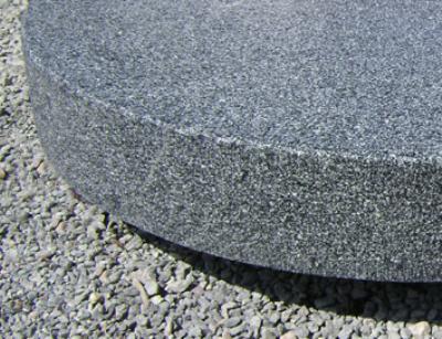salg af Trappetrin radius gråsort - 240 x 120 x 15 cm