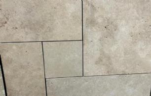 Travertin fliser lysmix slebet