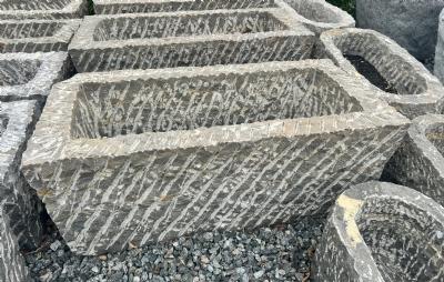 salg af Trug gråsort limestone