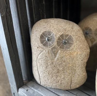 salg af Ugle i natursten H40-50 cm