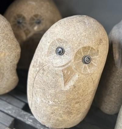 salg af Ugle i natursten H25-30