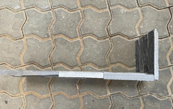 salg af Vægpanel sort skifer hjørne