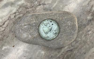 salg af Strandsten med stjernetegn glas