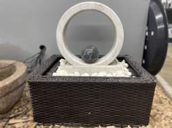rattan cover med roterende kugle