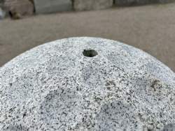 golfkugle hul granit