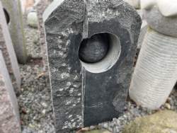 Sort vandsten med kugle
