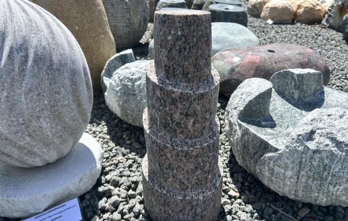 salg af Vandsten Skorsten rød granit