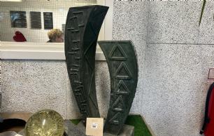 Vandsten søjle bronze
