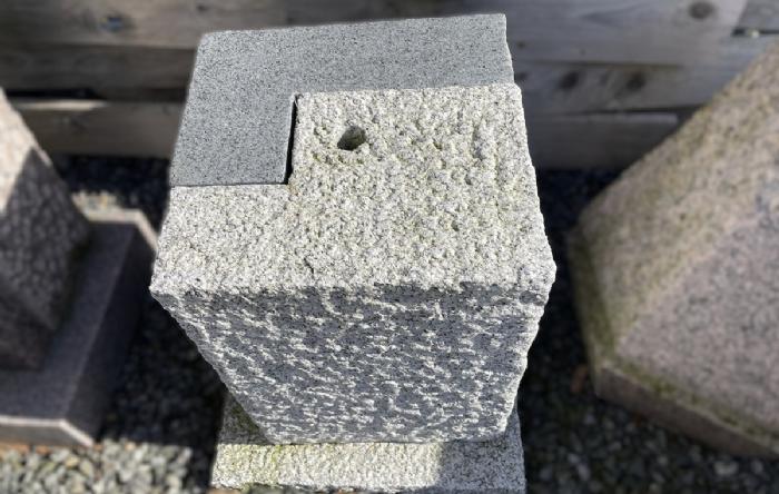 salg af Vandsten Yin-Yang gråsort