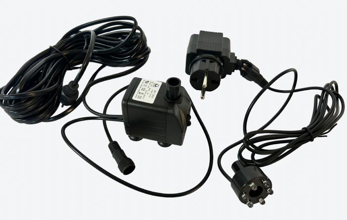 salg af Springvandspumpe lille m/LED