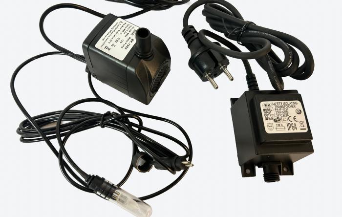 salg af Springvandspumpe mellem m/halogen