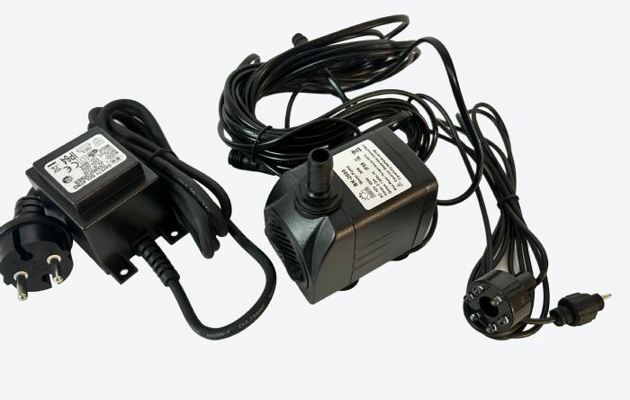 salg af Springvandspumpe stor m/LED