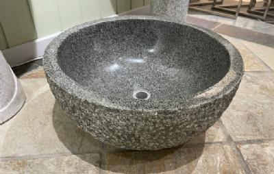 salg af Vask bowl gråsort granit