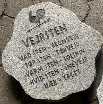 salg af Vejrsten gråsort granit