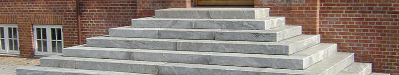Trappe sten granit trin. trapper produceres også efter individuelle mål.